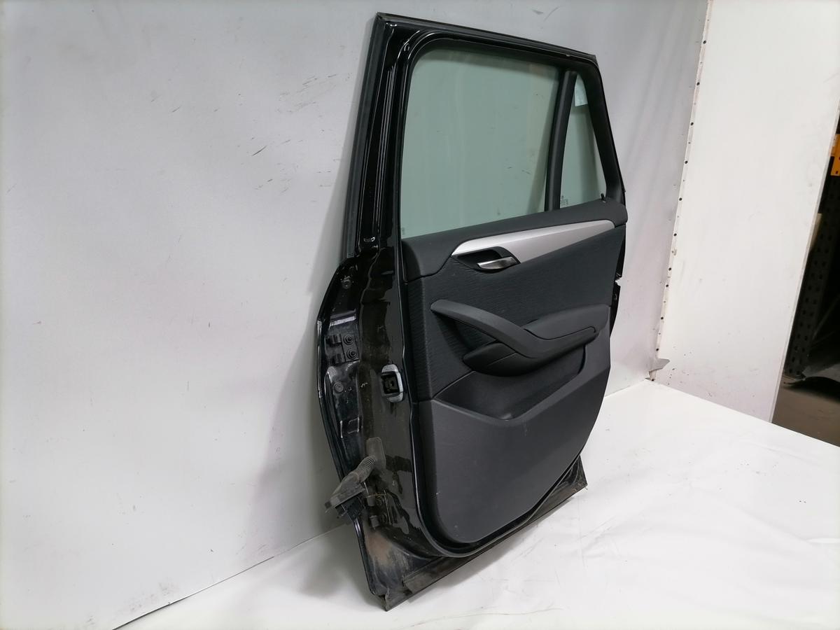 BMW X1 E84 original T&uuml;r hinten rechts 475 Blacksapphire Rohbau Bj.2013